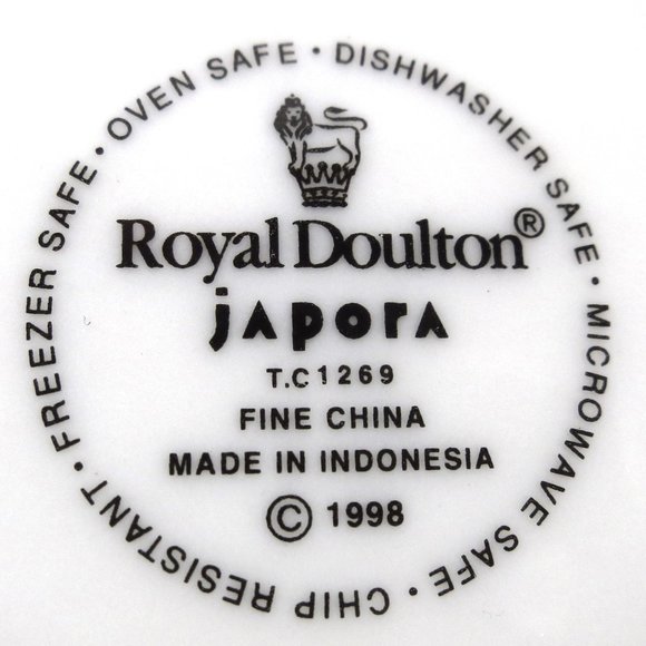 Royal Doulton JAPORA Small Flan Dish Quiche Pan T.C. 1269 Fine China - Picture 4 of 4